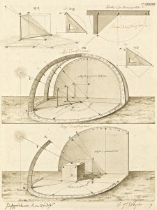 Giuseppe Vannini - Plate 47 for Elements of Civil Architecture, ca. 1818-1850