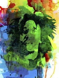 NAXART Studio - Bob Marley Watercolor