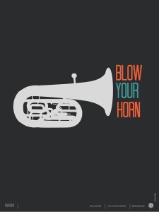 NAXART Studio - Blow Your Horn Poster