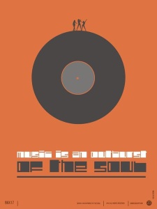 NAXART Studio - Music is the Soul Poster