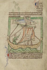 English 13th Century - A Flying Fish