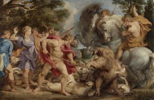 Peter Paul Rubens - The Calydonian Boar Hunt