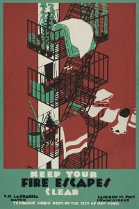 WPA - Keep your fire escapes clear