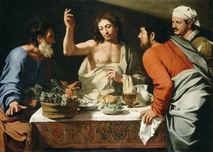 Bartolomeo Cavarozzi  - The Supper at Emmaus