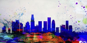 NAXART Studio - Los Angeles City Skyline