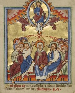 Unknown 12th Century English Illuminator - Pentecost