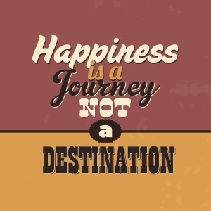 NAXART Studio - Happiness Is A Journey Not A Destination