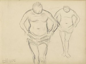 Edgar Degas - Copies of Cezanne's Bathers