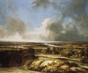 Philips Koninck - A Panoramic Landscape