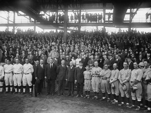Harris and Ewing Collection (Library of Congress) - Washington Baseball - Teams and Spectators, 1924