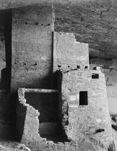 Ansel Adams - Close-up, Cliff Palace, Mesa Verde National Park, Colorado, 1941