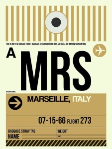 NAXART Studio - MRS Marseille Luggage Tag I