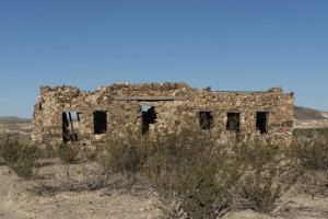 Carol Highsmith - Remnants of an old stone house in the small settlement of Terlingua, in Brewster County, TX