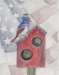 Elyse DeNeige - Americana Birdhouse II