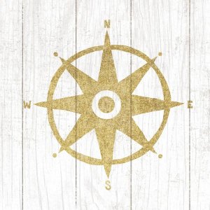 Michael Mullan - Beachscape IV Compass Gold Neutral