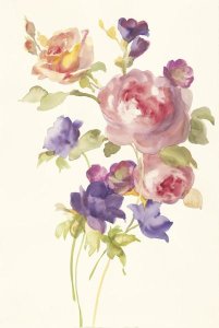 Danhui Nai - Watercolor Flowers I