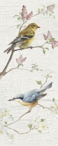 Danhui Nai - Vintage Birds Panel I
