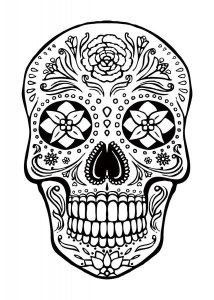 Janelle Penner - Sugar Skull Coloring I
