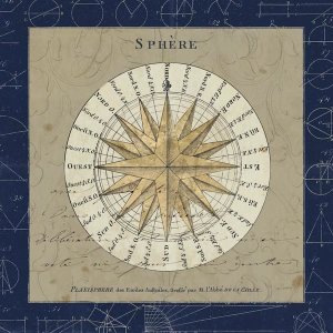 Sue Schlabach - Sphere Compass Blue