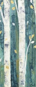 Julia Purinton - Birches in Spring Panel II