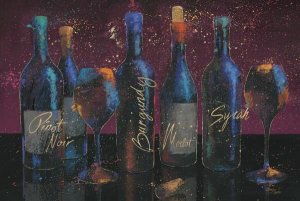 Wellington Studio - Wine Splash Dark I