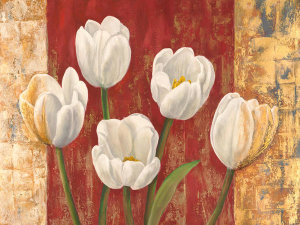 Jenny Thomlinson - Tulips on Royal Red