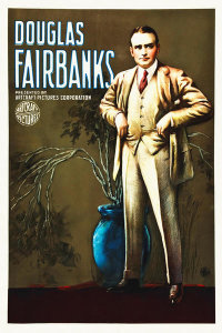 Hollywood Photo Archive - Douglas Fairbanks stock poster, 1920's