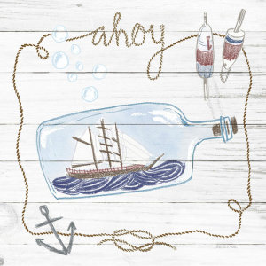 Sara Zieve Miller - Ship in a Bottle Ahoy Shiplap