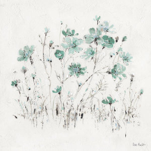 Lisa Audit - Wildflowers II Turquoise