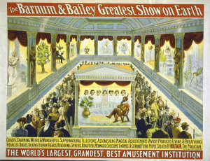 Hollywood Photo Archive - The Barnum And Bailey Greatest Show On Earth--Chaste, Charming, Weird & Wonderful Supernatural Illusions - Created By Roltair, The Magician