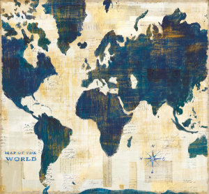 Sue Schlabach - World Map Collage v2