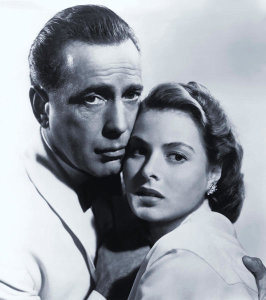 Hollywood Photo Archive - Humphrey Bogart with Ingrid Bergman - Casablanca