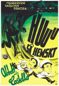 Hollywood Photo Archive - Abbott & Costello - Swedish - Meet Frankenstein