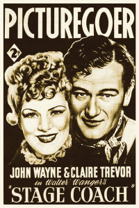 Hollywood Photo Archive - Stage Coach - John Wayne and Claire Trevor