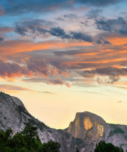 Tim Fitzharris - Sunrise over Half Dome, Yosemite Valley, Yosemite National Park, California