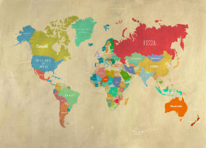 Joannoo - Modern Map of the World