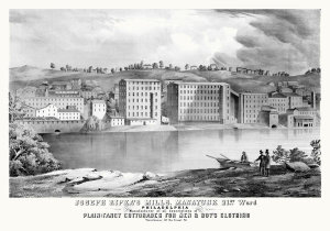 William H. Rease - Joseph Ripka's Mills, Manufacturer of All Description of Plain and Fancy Cottonades for Men and Boy's Clothing, 1856