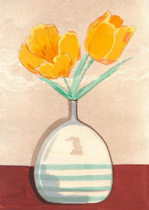 Pat Dupree - Vase with Tulips I