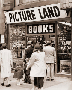 Angelo Rizzuto - Picture Land on 42nd Street, New York City, mid 20th century