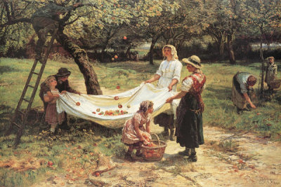 Frederick Morgan - The Apple Gatherers