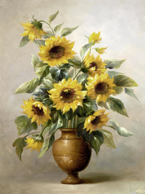 Welby - Sunflowers In Bronze I
