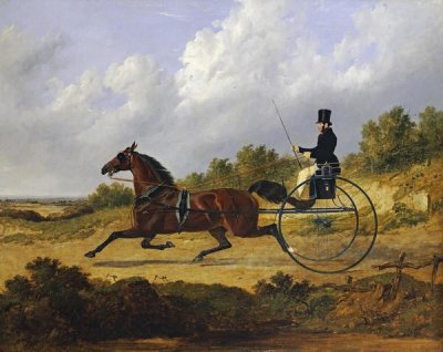 John Frederick Herring - Confidence', Drawing a Gig Driven By a Groom
