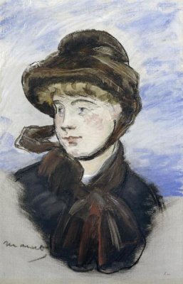 Edouard Manet - Young Girl in a Brown Hat