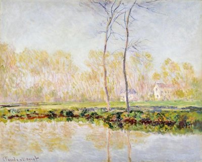 Claude Monet - The Banks of the River Epte at Giverny