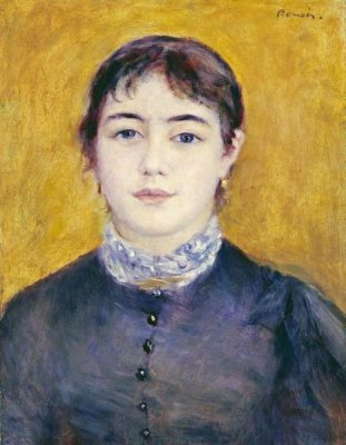Pierre-Auguste Renoir - Young Woman Wearing Blue