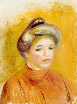 Pierre-Auguste Renoir - Head of a Woman