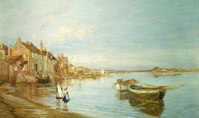 Charles William Wyllie - All On a Summers's Day, at Bosham, Sussex
