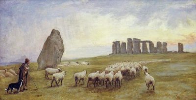 Edgar Barclay - Returning Home, Stonehenge, Wiltshire