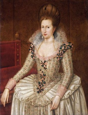 John De Critz - Portrait of Queen Anne of Denmark