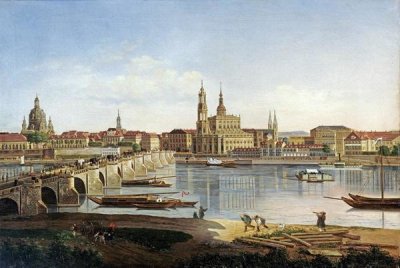 Karl Gottfried Traugott Faber - A View of Dresden
